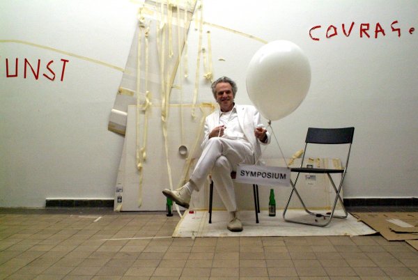 "Baerwind, Meese und Ich" Performance von Wolfgang Sautermeister