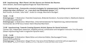 Arbeitstreffen- Räume der Vermittlung