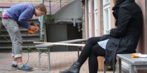 Installateur - Florian Hauß baut "Raumexit"